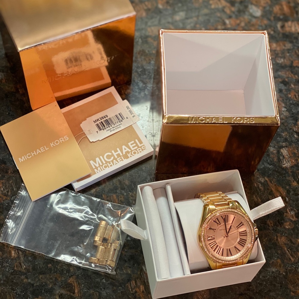 Michael Kors Rose Gold Watch